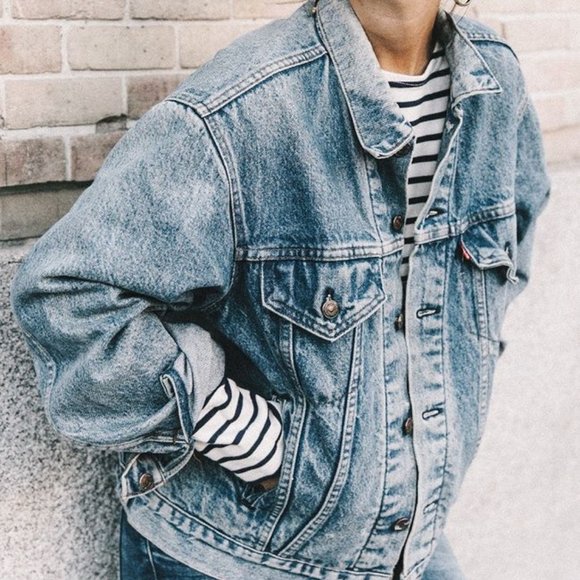 Vintage Oversized Gap Denim Jacket Size XS - Picture 1 of 12